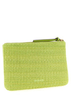 Green Love Birds Clutch Bag