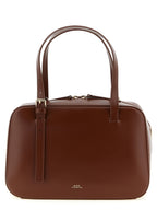 Brown Cowhide Virginie Box Handbag