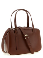 Brown Cowhide Virginie Box Handbag