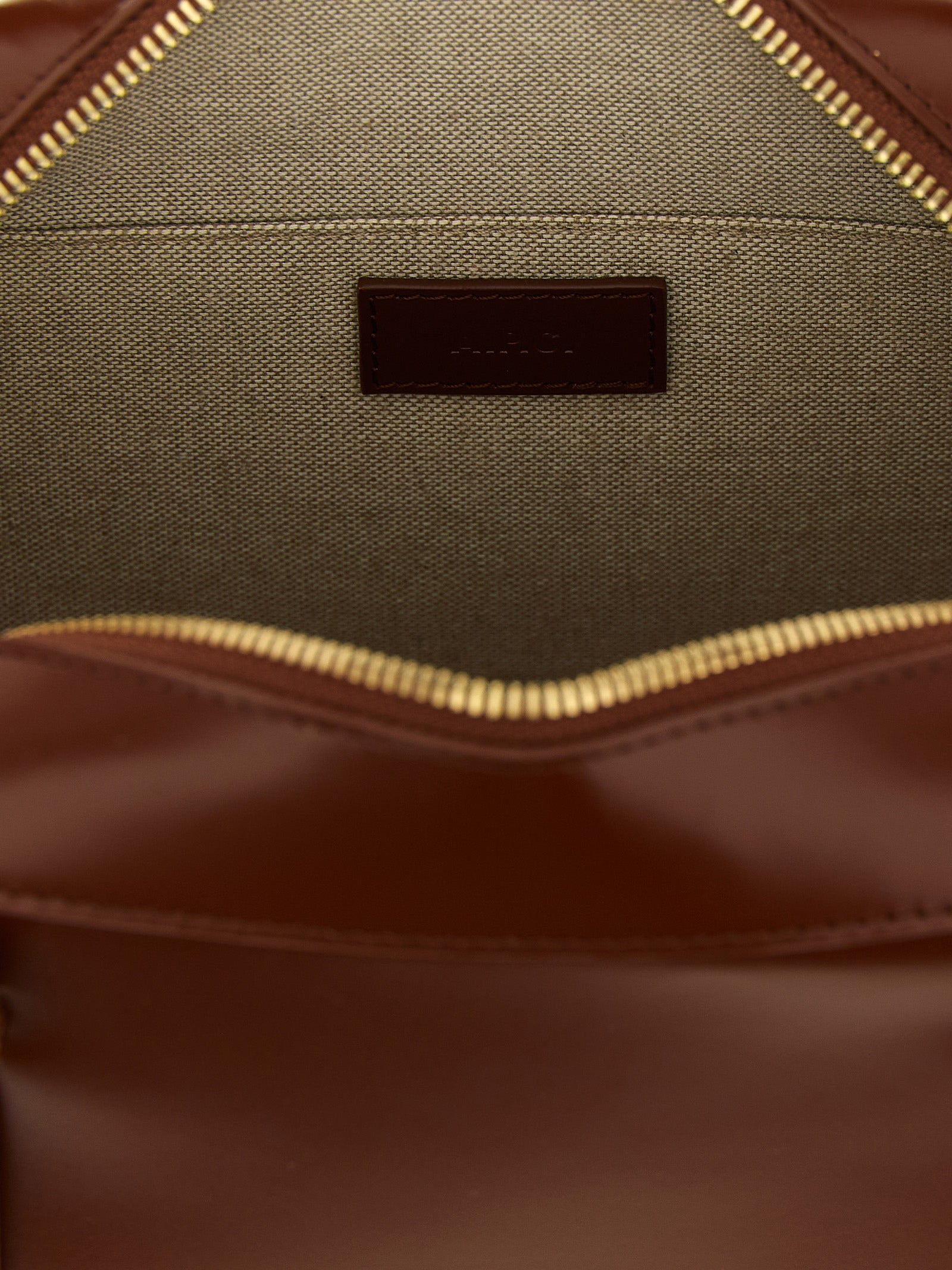 Brown Cowhide Virginie Box Handbag