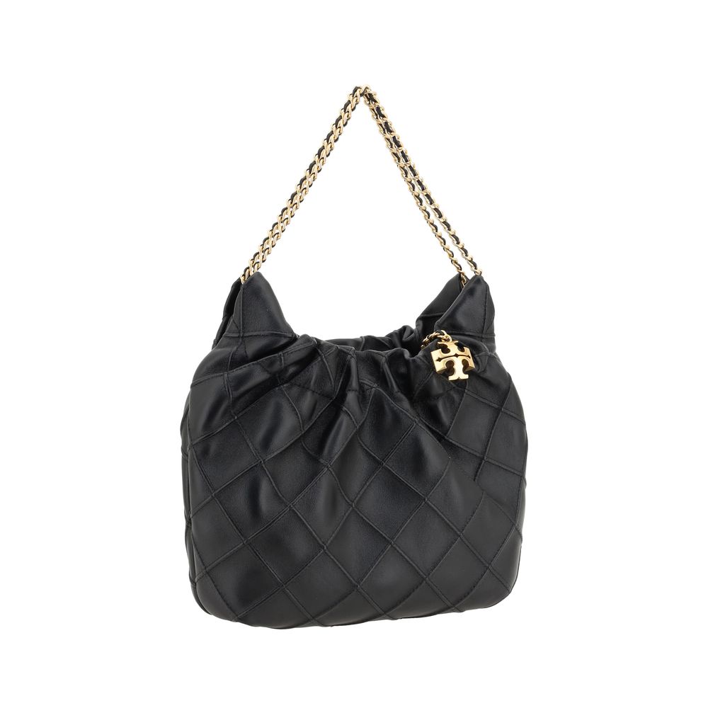 Mini Fleming Hobo Calfskin Shoulder Bag