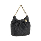 Mini Fleming Hobo Calfskin Shoulder Bag