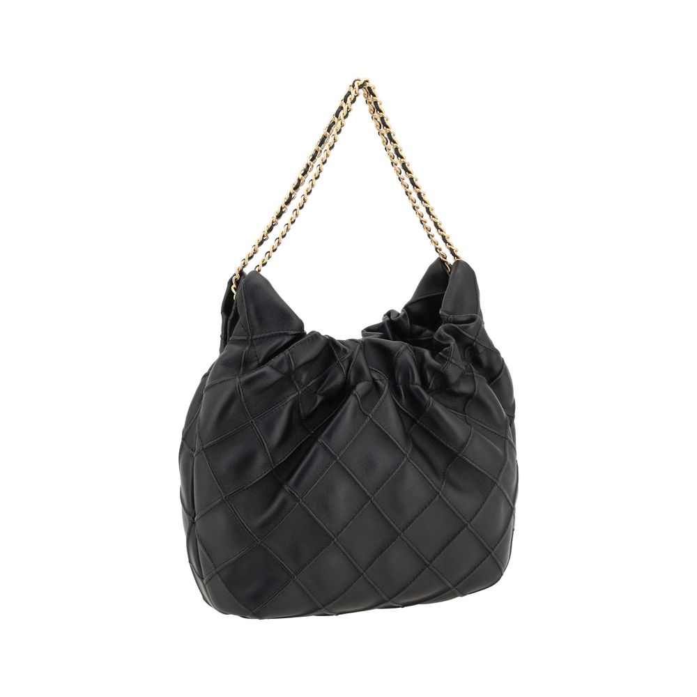 Mini Fleming Hobo Calfskin Shoulder Bag