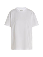 White Cotton Crewneck T-Shirt