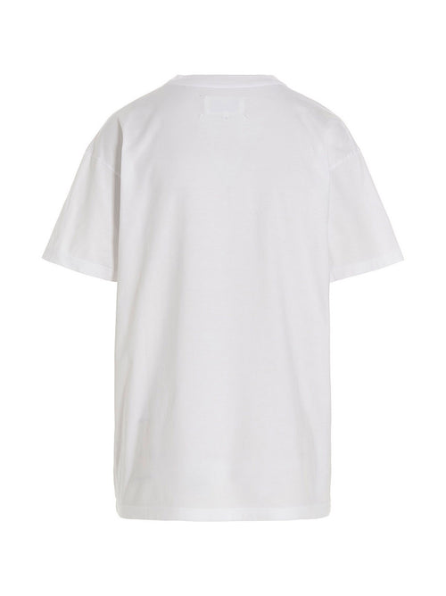 White Cotton Crewneck T-Shirt