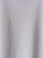 White Cotton Crewneck T-Shirt