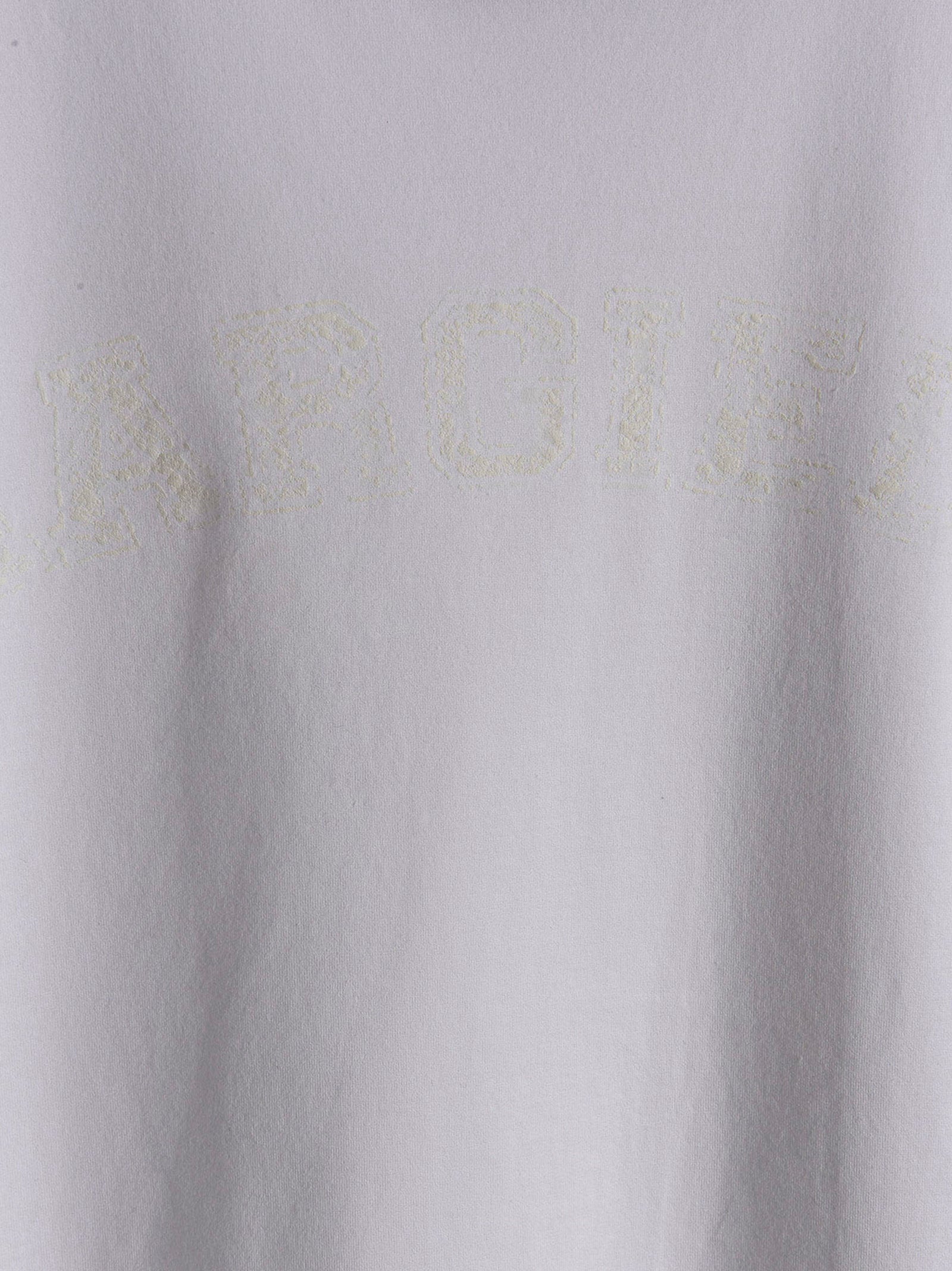 White Cotton Crewneck T-Shirt