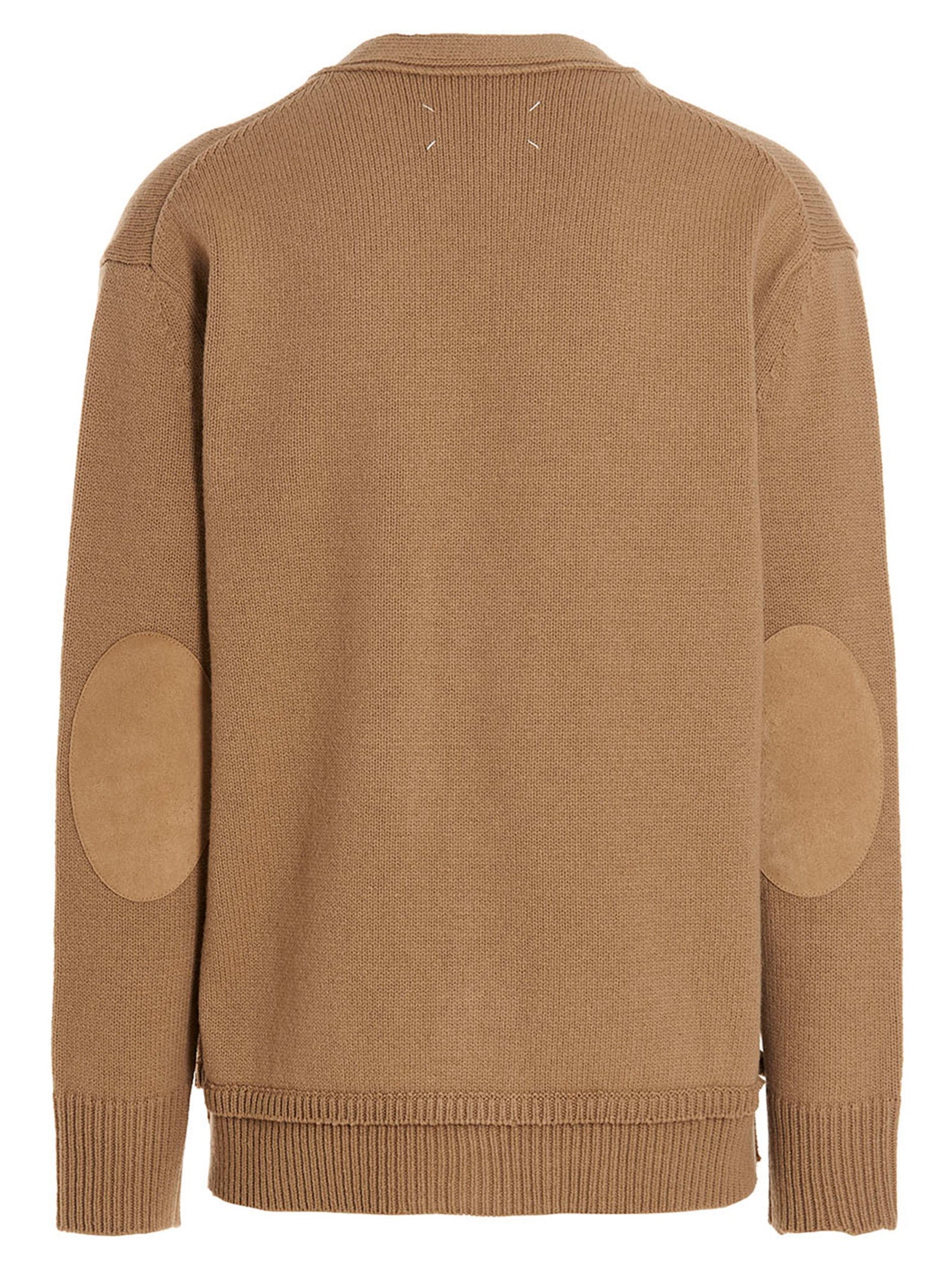 Wool Linen Cotton Used-Effect Cardigan