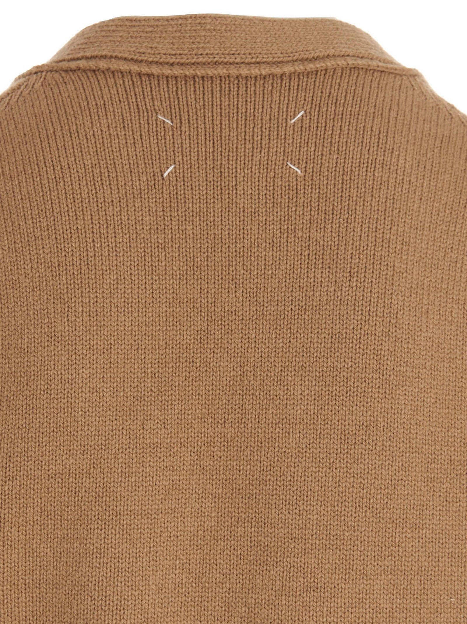 Wool Linen Cotton Used-Effect Cardigan