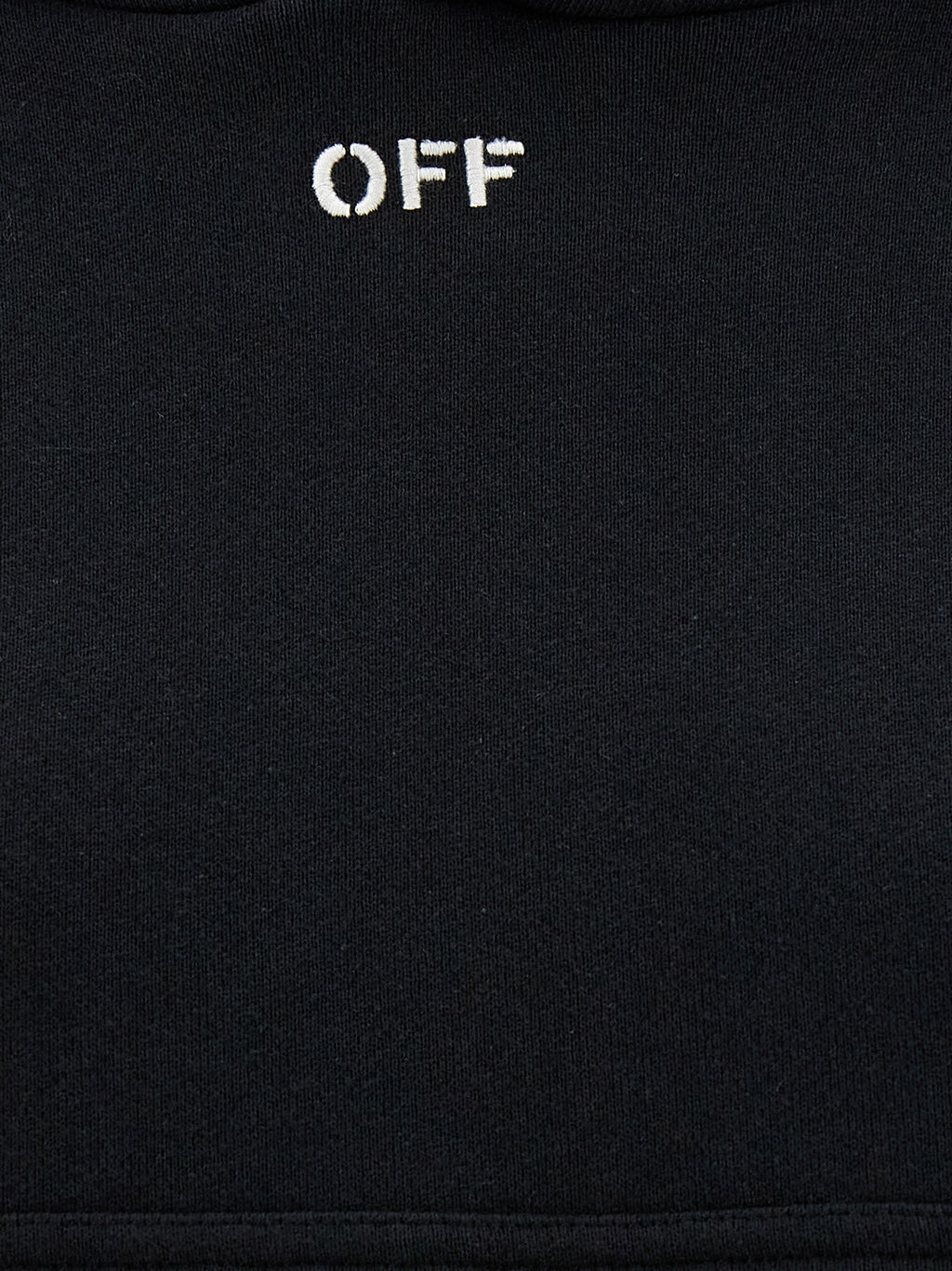Black 100% Cotton Hoodie