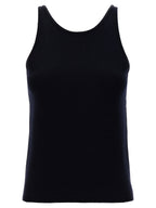 Blue Virgin Wool Tank Top
