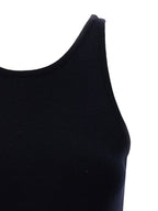 Blue Virgin Wool Tank Top
