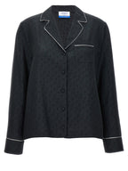 Silk‑Cotton Jacquard Shirt