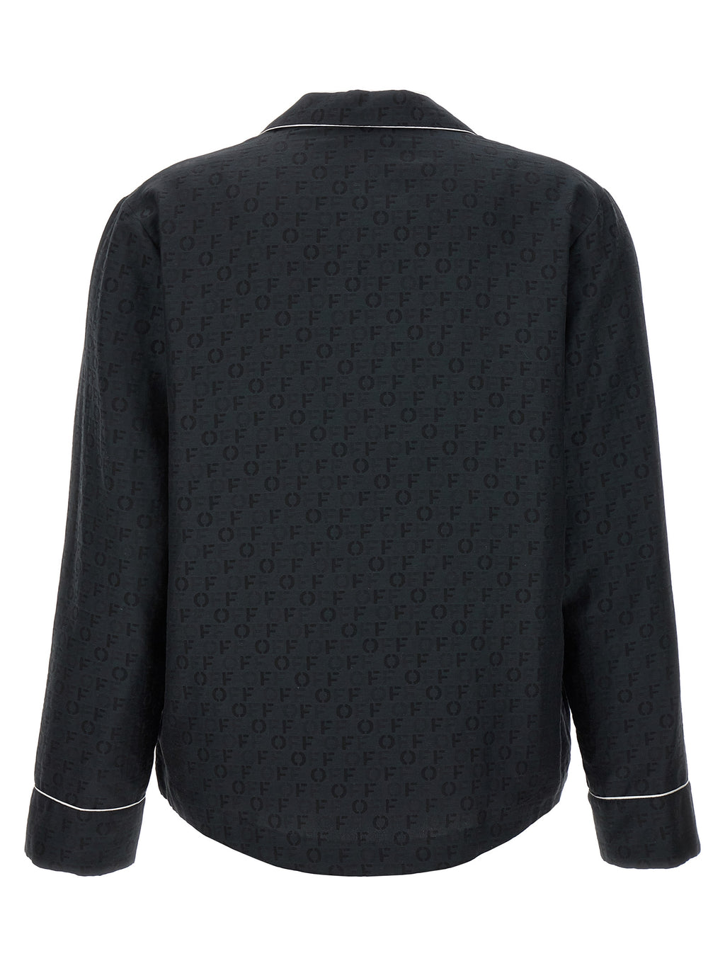Silk‑Cotton Jacquard Shirt