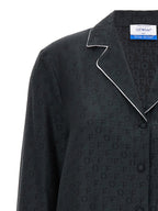 Silk‑Cotton Jacquard Shirt