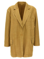 Dizzy Beige Cotton Blazer
