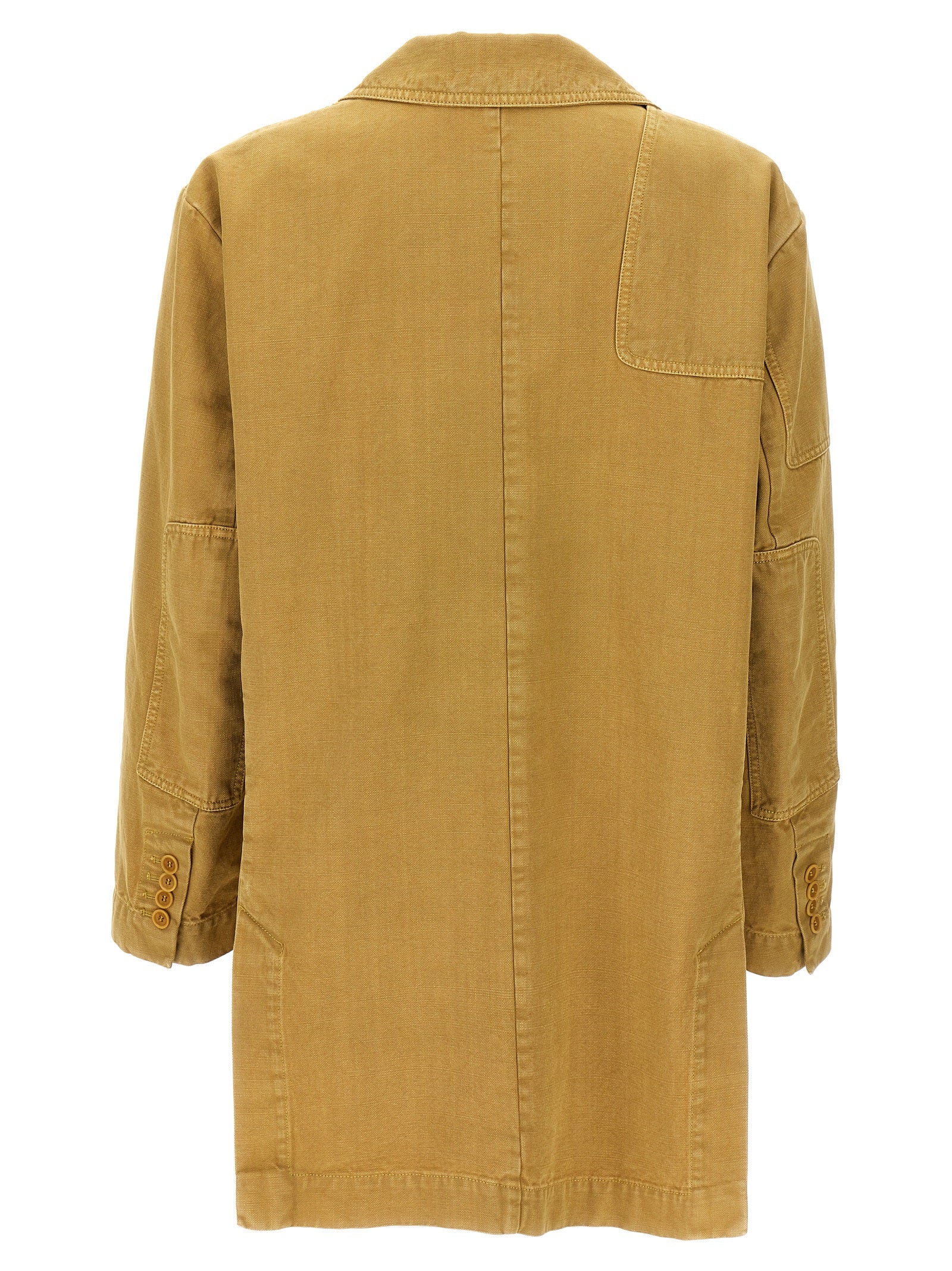 Dizzy Beige Cotton Blazer