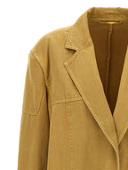 Dizzy Beige Cotton Blazer