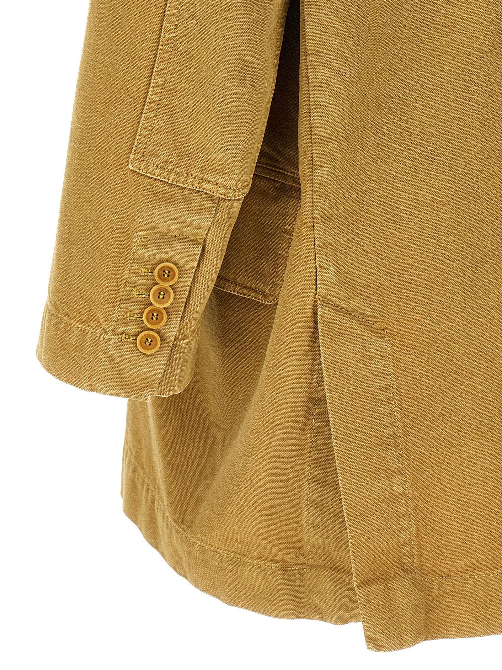 Dizzy Beige Cotton Blazer