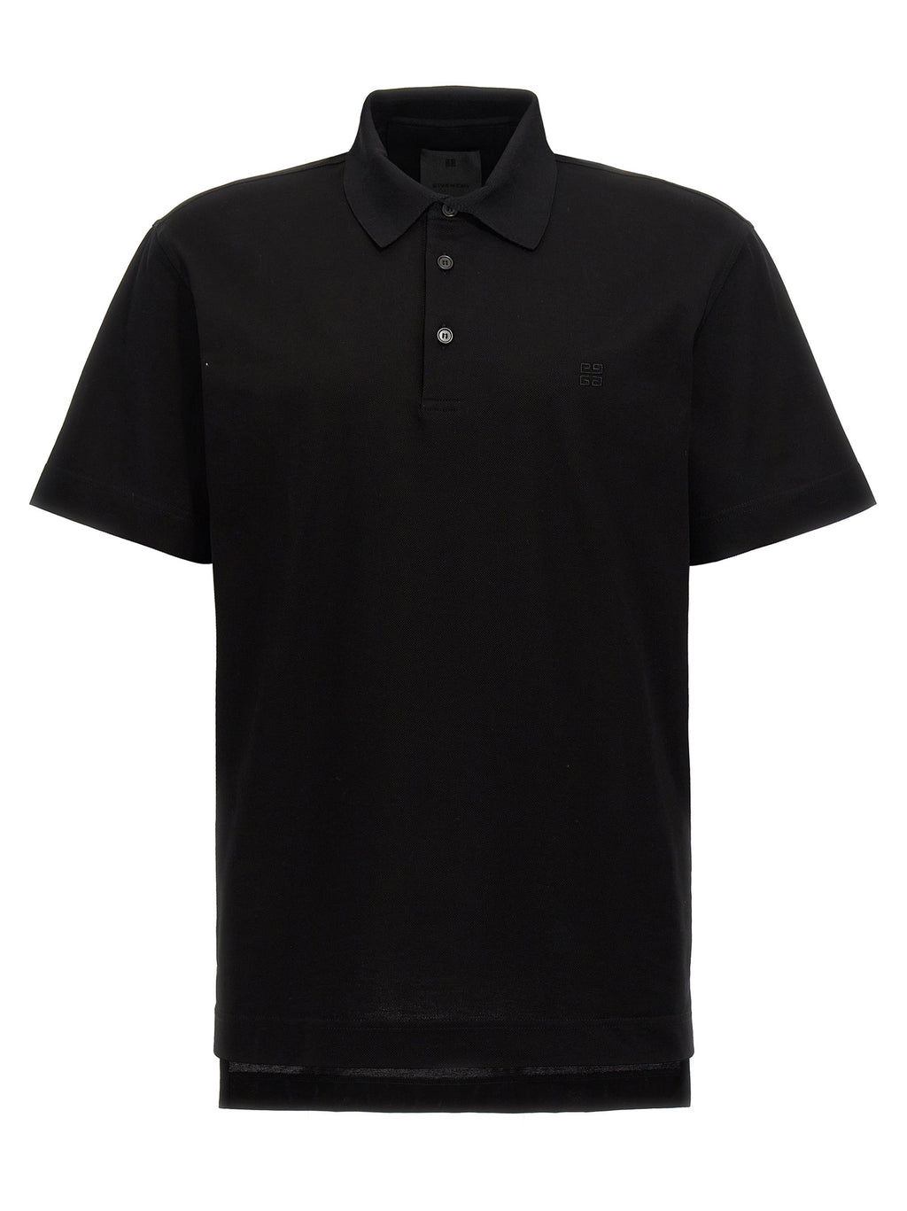 Black Cotton Polo