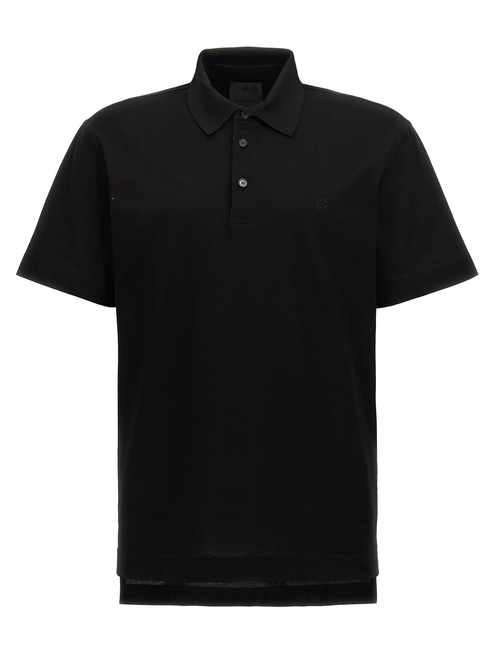 Black Cotton Polo