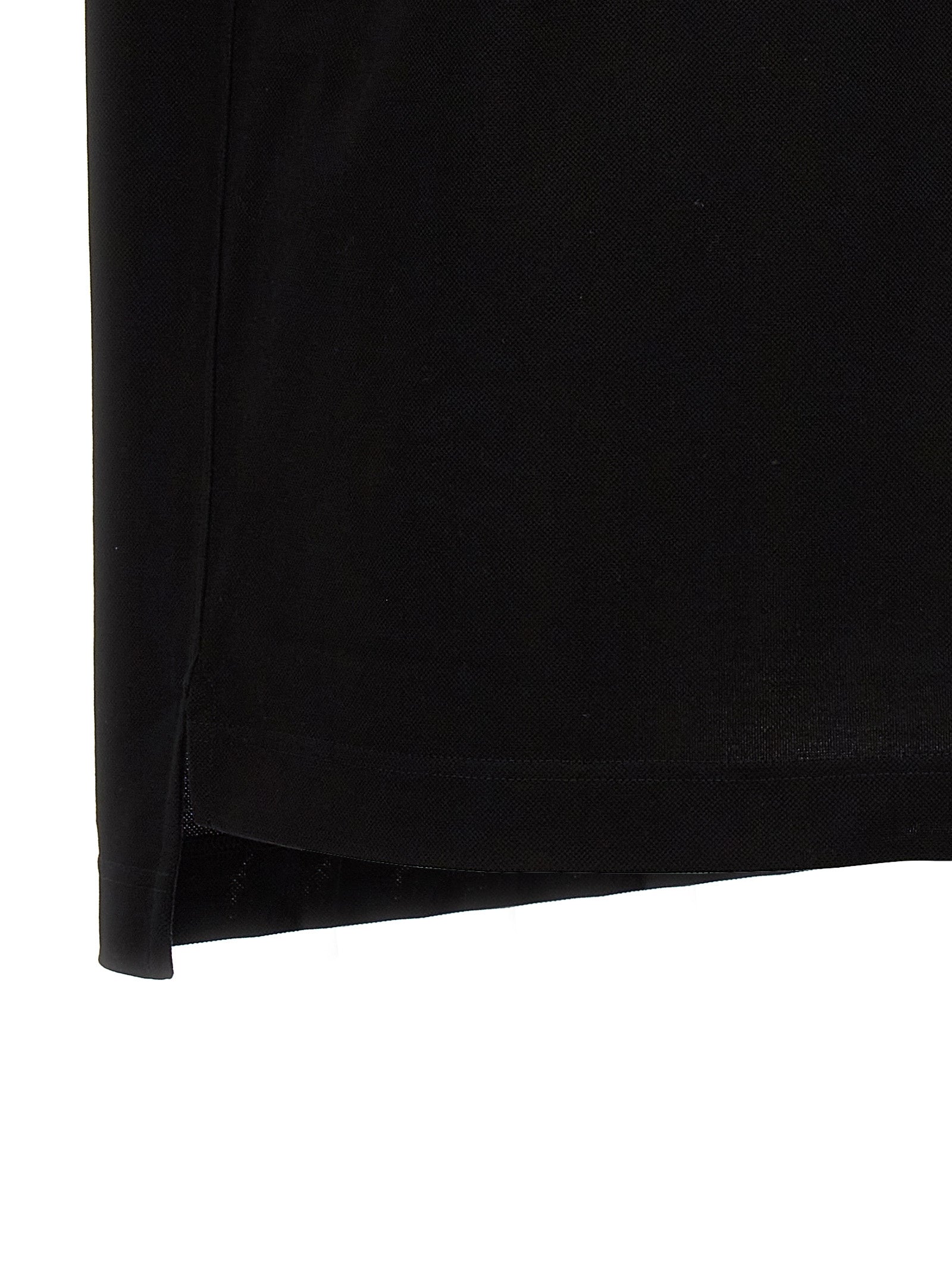 Black Cotton Polo