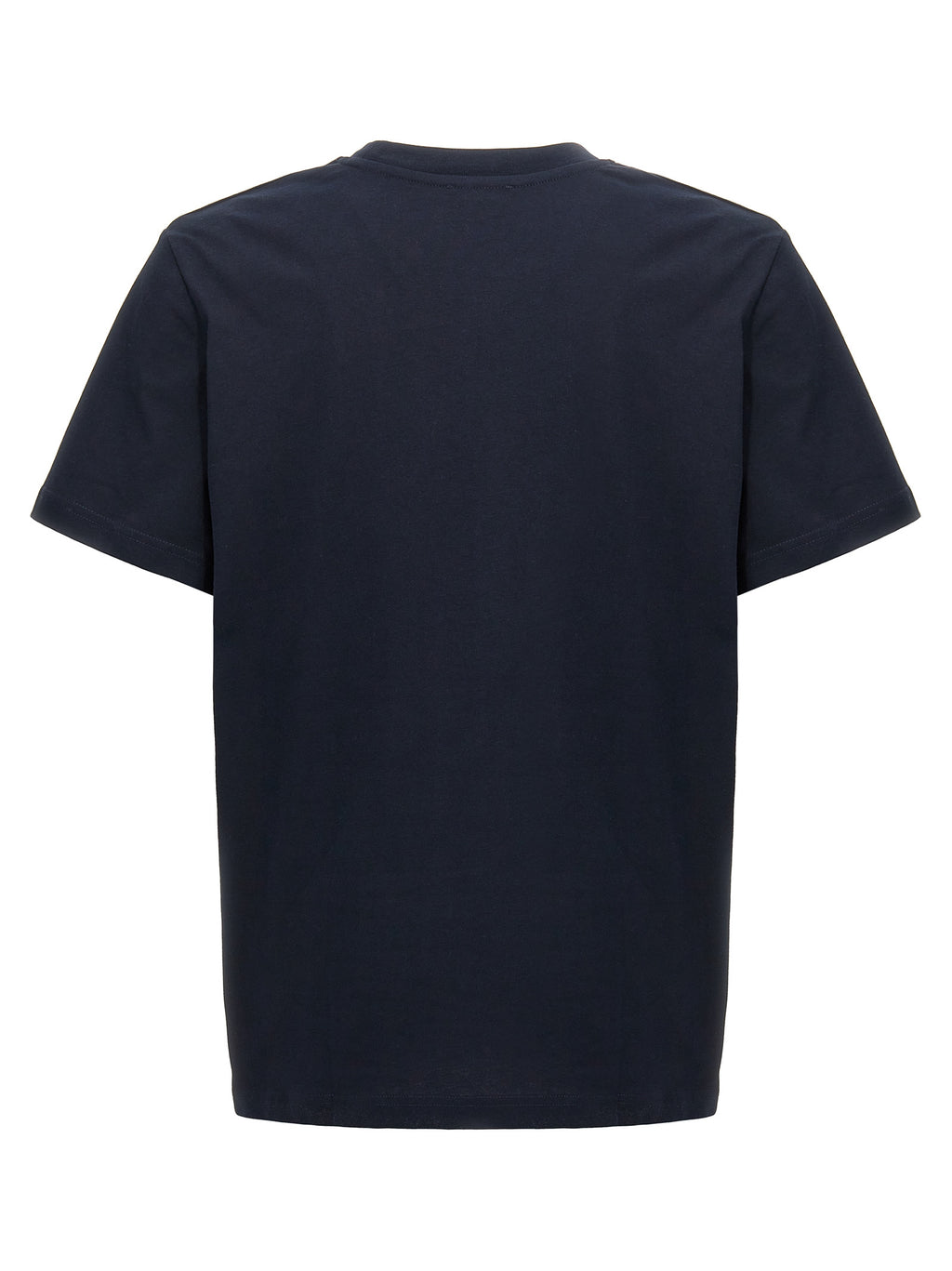 Blue Cotton Crew Neck T-Shirt