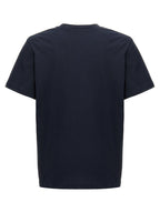 Blue Cotton Crew Neck T-Shirt