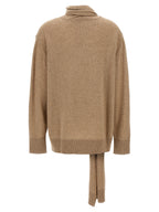 Beige Cashmere Cardigan