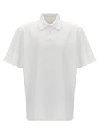 White Cotton Polo Shirt