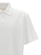 White Cotton Polo Shirt