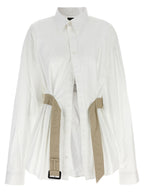 Wrinkle-Effect Cotton Blouse