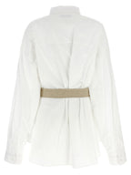 Wrinkle-Effect Cotton Blouse