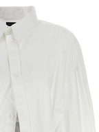 Wrinkle-Effect Cotton Blouse