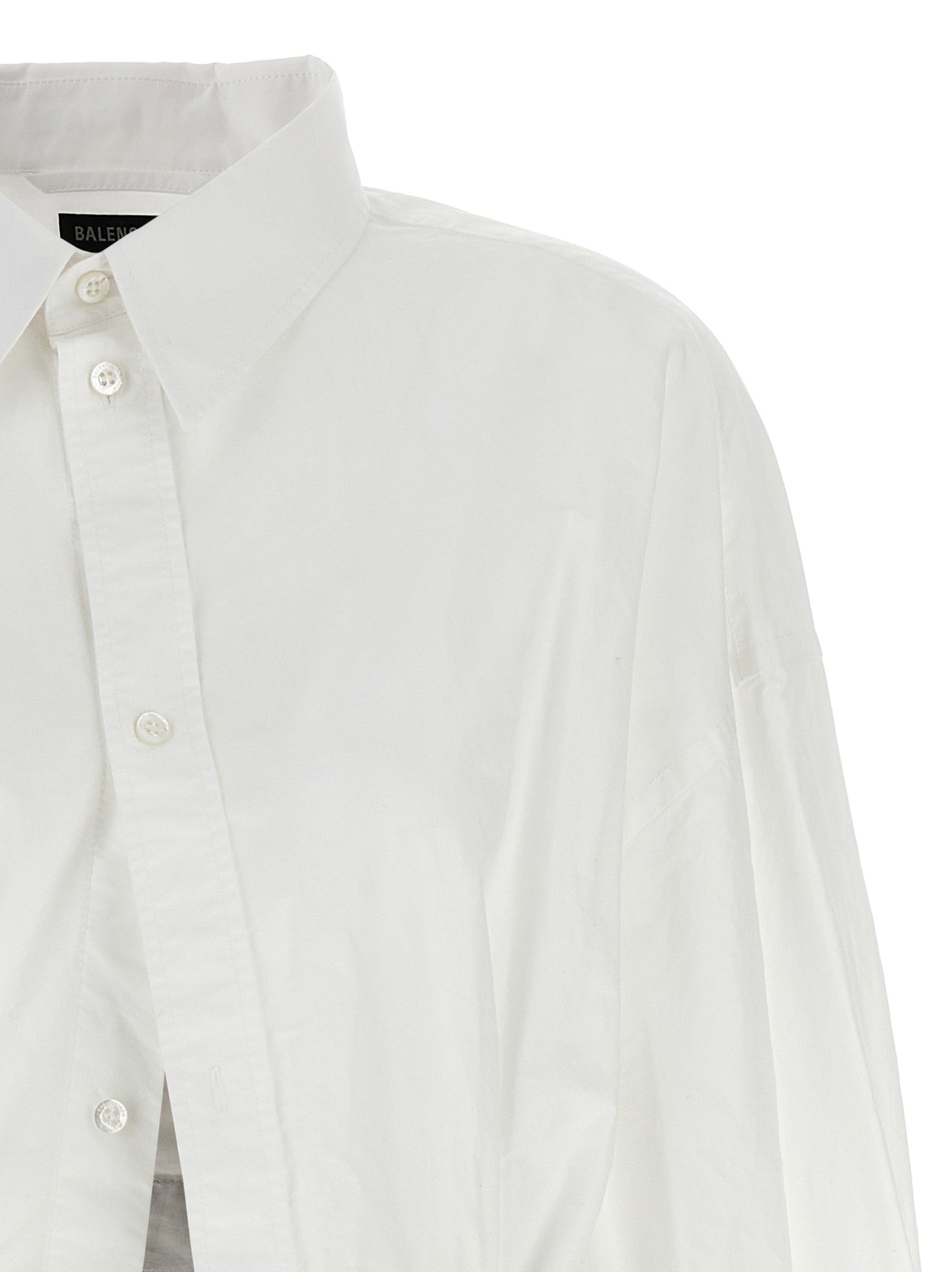 Wrinkle-Effect Cotton Blouse