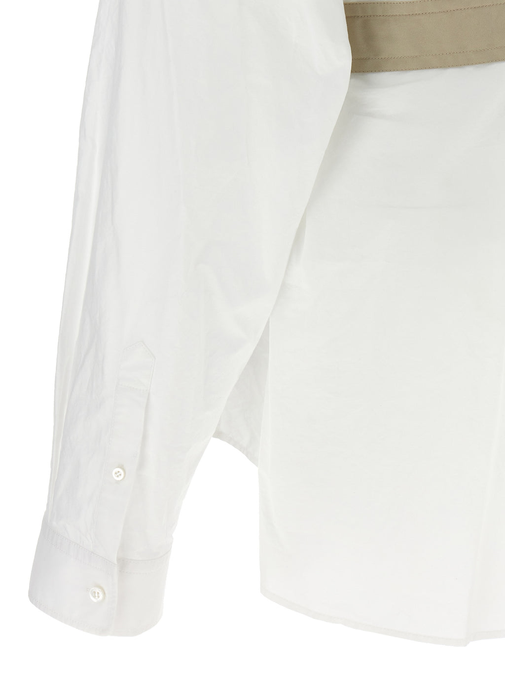 Wrinkle-Effect Cotton Blouse