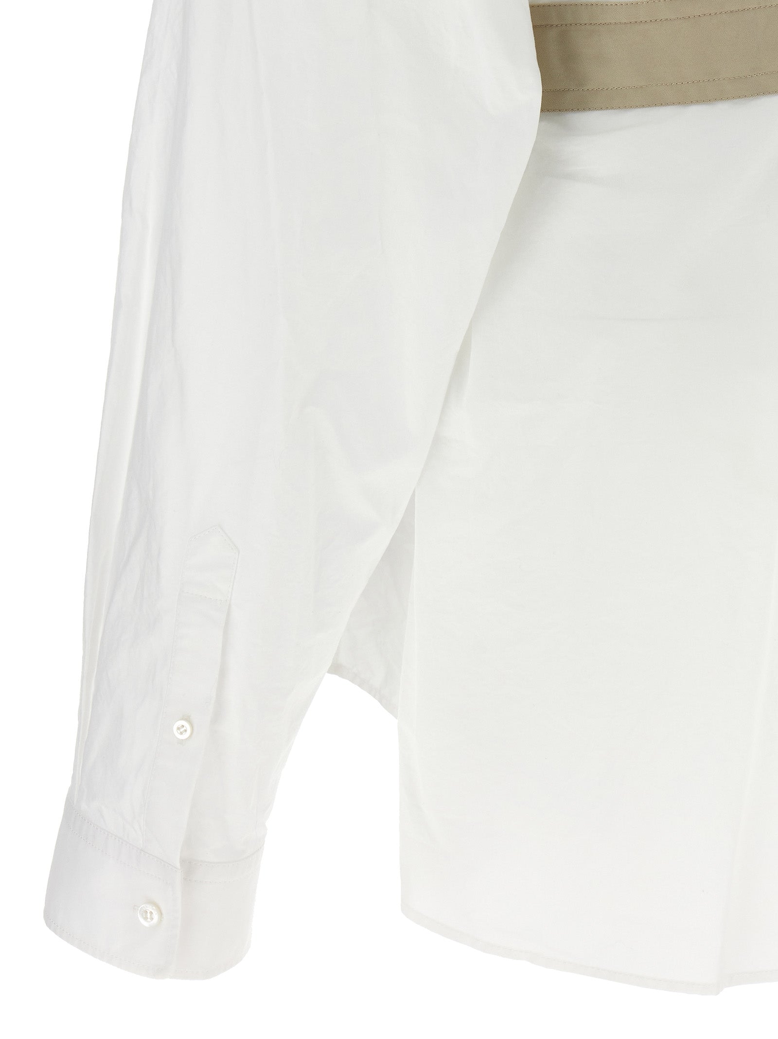 Wrinkle-Effect Cotton Blouse