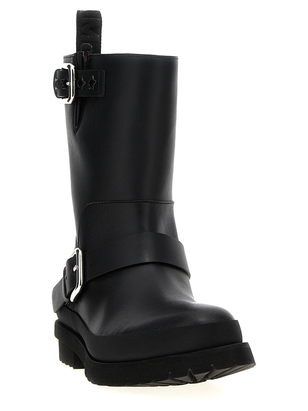 Black Veegea Biker Ankle Boots