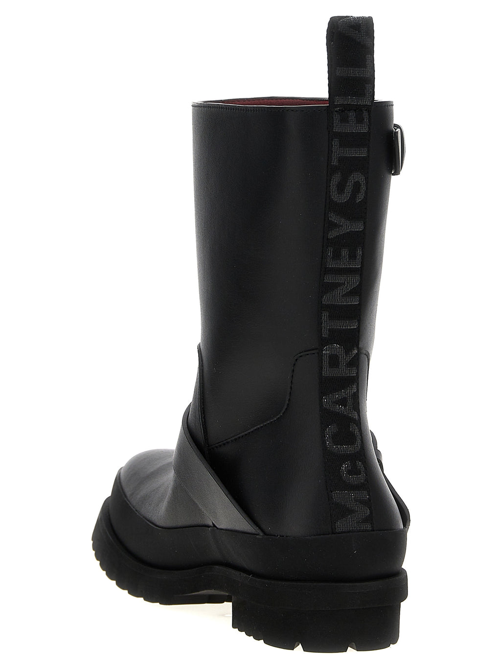 Black Veegea Biker Ankle Boots