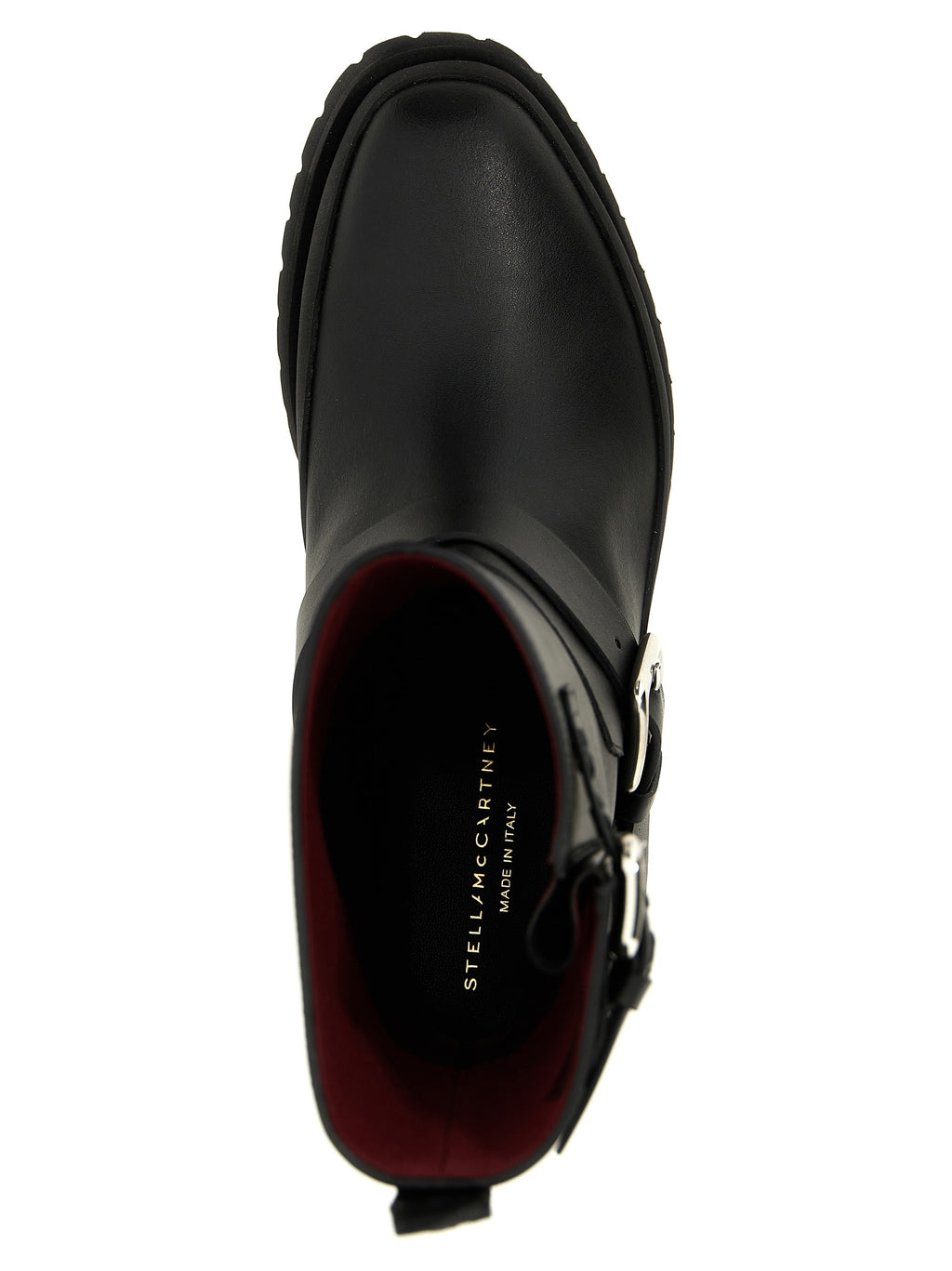 Black Veegea Biker Ankle Boots