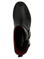 Black Veegea Biker Ankle Boots