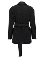 Black Viscose Wool Pau Blazer