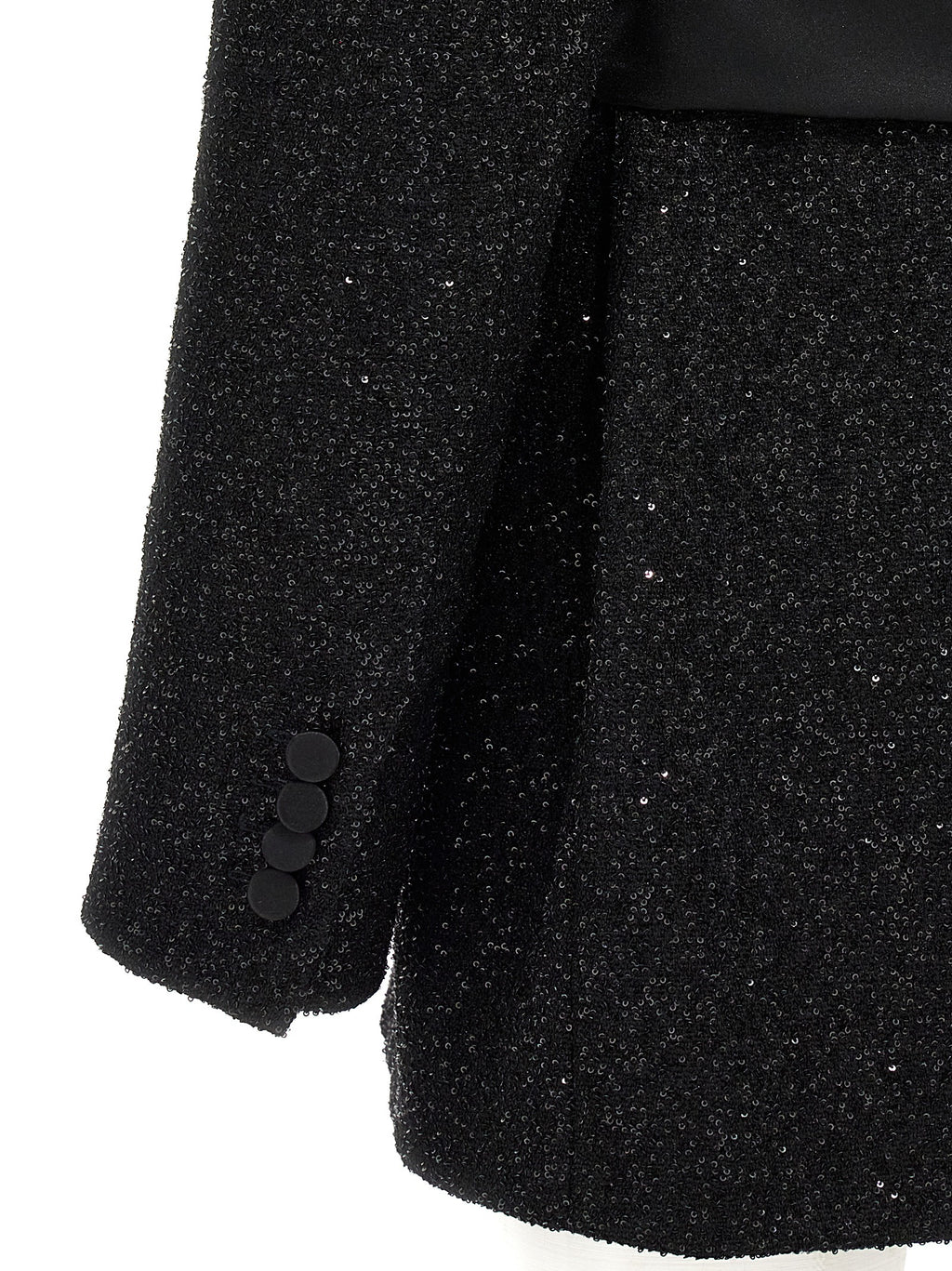Black Viscose Wool Pau Blazer