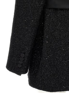 Black Viscose Wool Pau Blazer