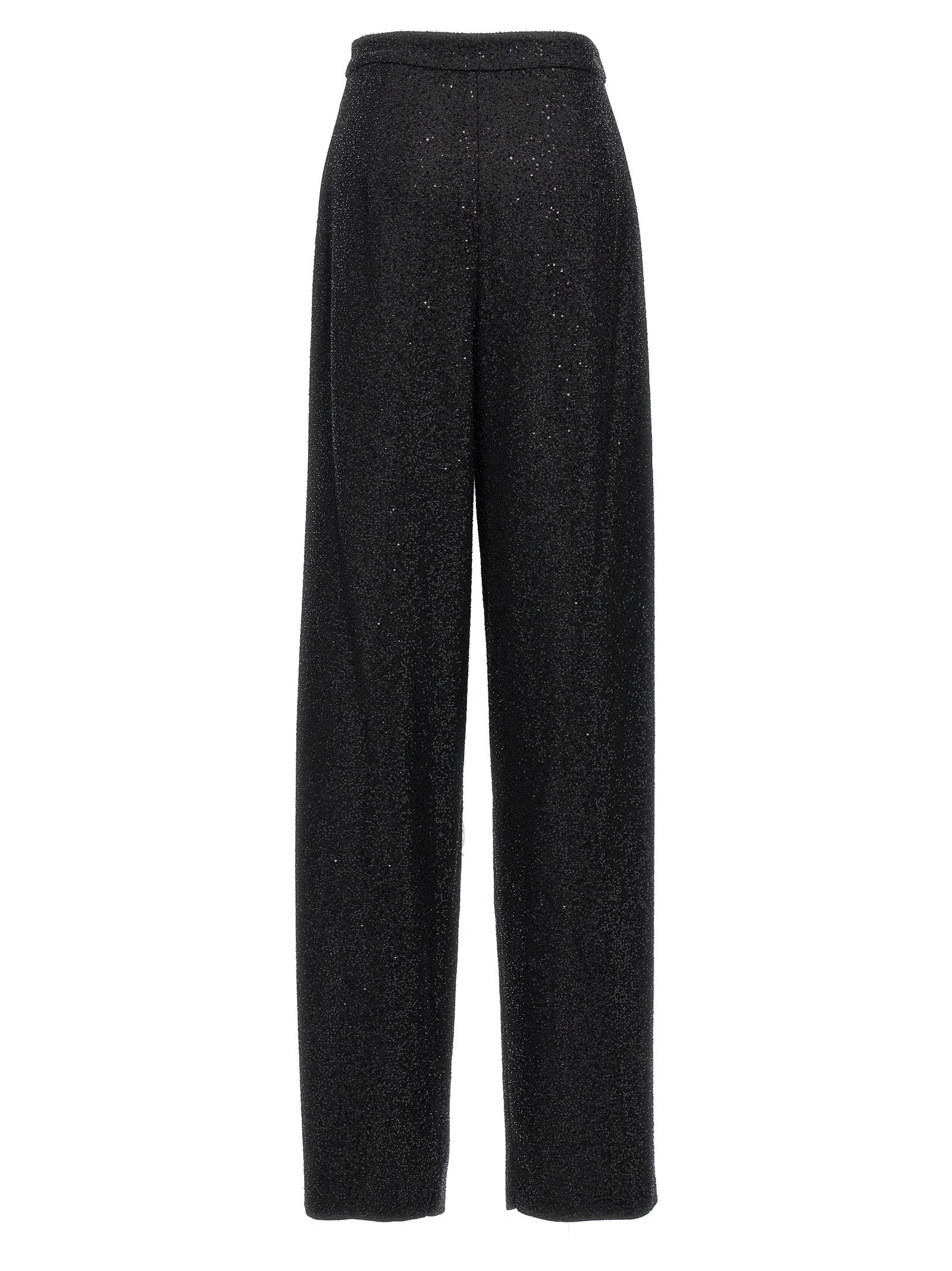 Navigli Viscose Wool Blend Wide-Leg Pants