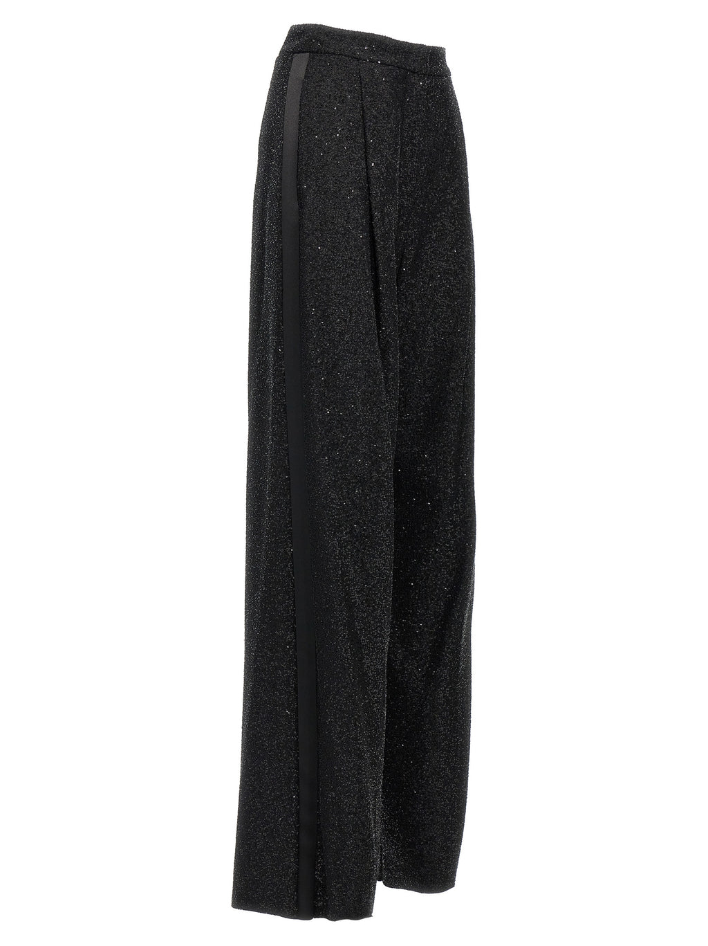Navigli Viscose Wool Blend Wide-Leg Pants
