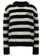 Bicolor Alpaca Wool Cardigan