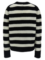 Bicolor Alpaca Wool Cardigan