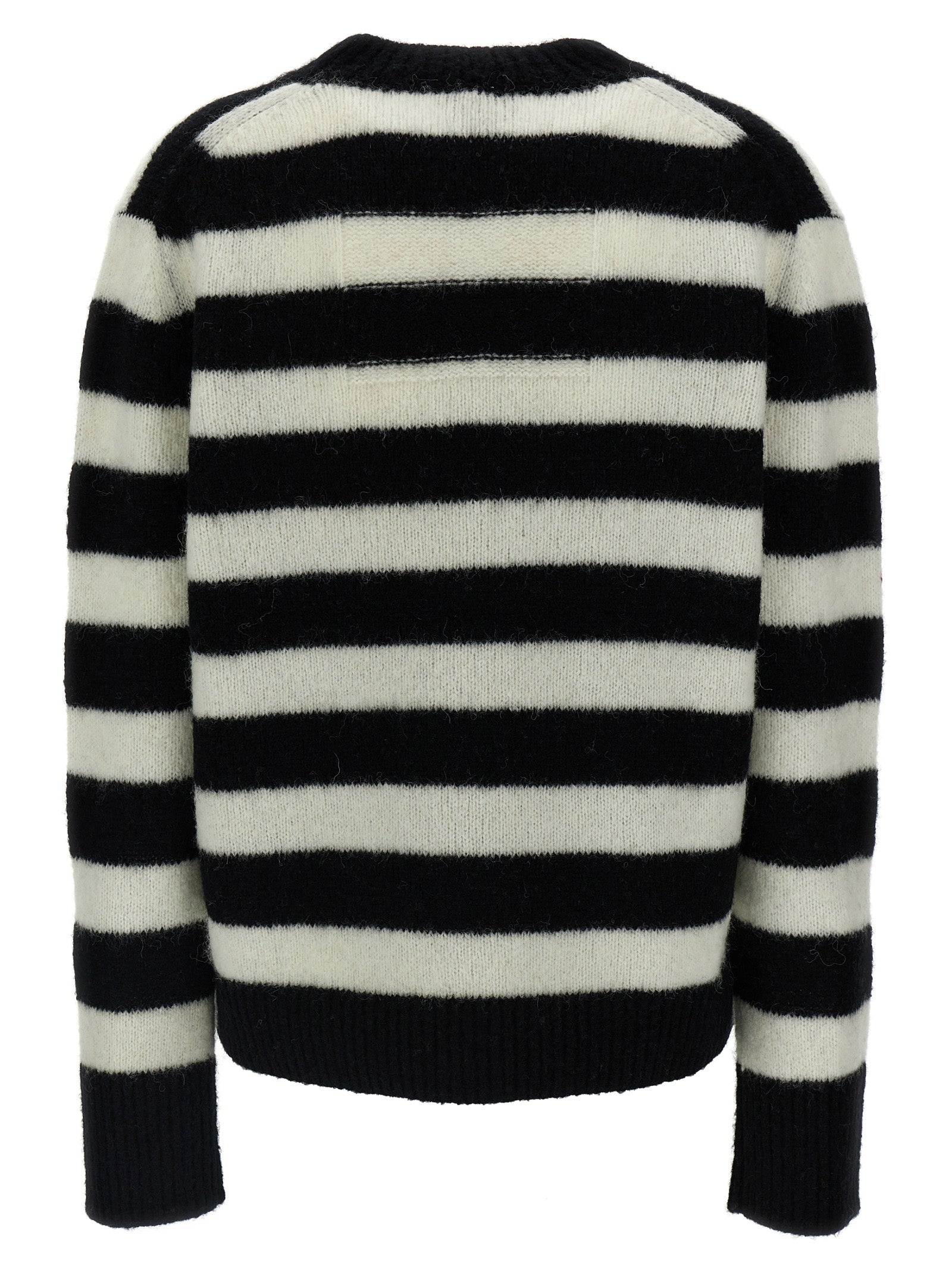 Bicolor Alpaca Wool Cardigan