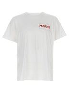 White Cotton Crewneck T-Shirt
